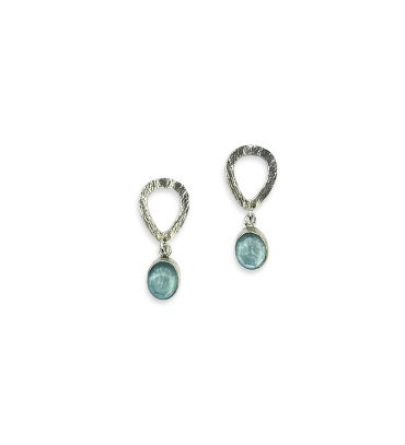 Silver chalcedony ea...